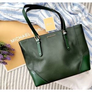 Michael Kors Green Large Tote Bag
